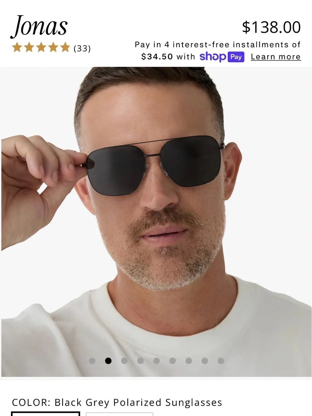 Diff Eyewear Men's Sunglasses in Black and Green Polarized Lenses